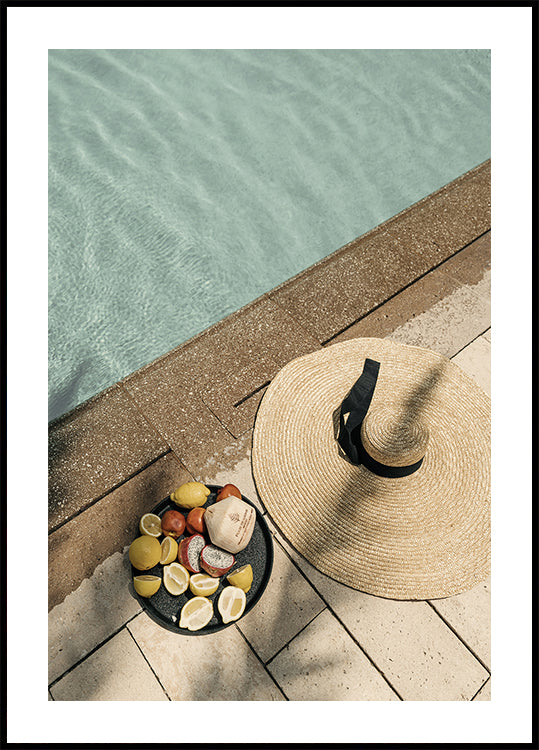 Poolside Relaxation Poster - Posterbox.dk