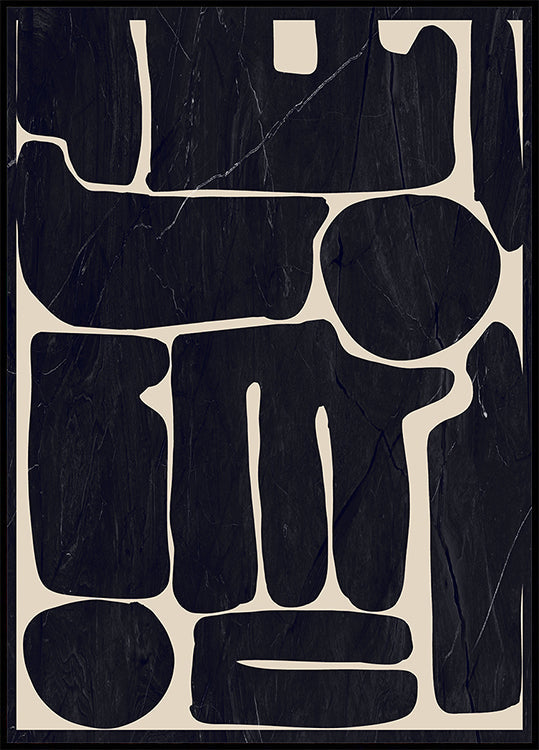 Modern Abstract Minimal Shapes 162 Poster