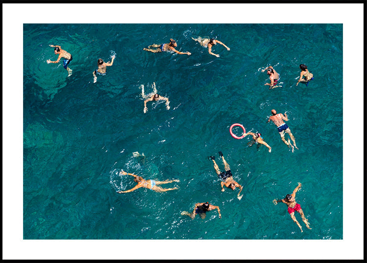 Blue water swim Poster