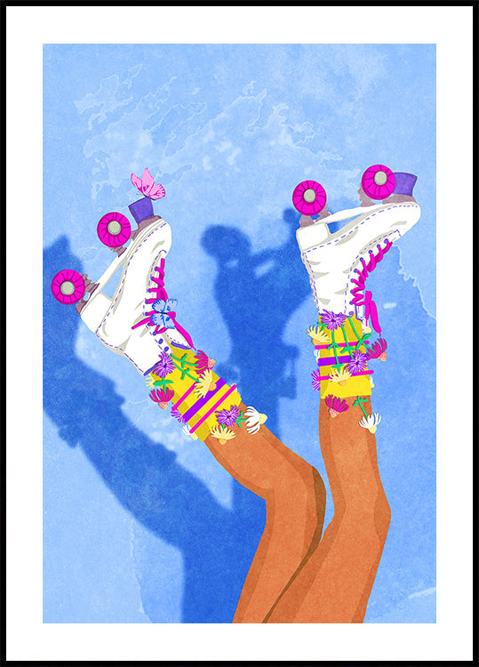 Skate like a Girl Poster