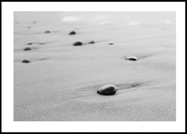 Small Stones On The Beach Poster - Posterbox.dk