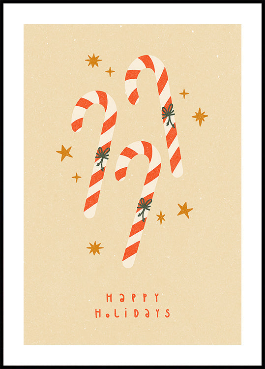Candy Cane Poster