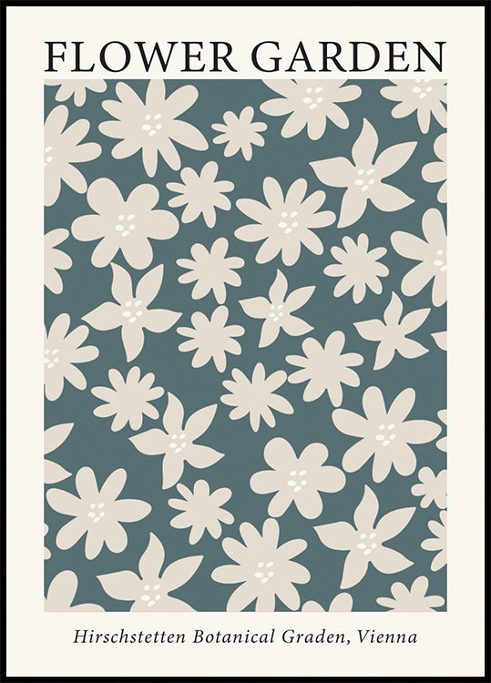 Flower Garden Vienna Poster - Posterbox.dk