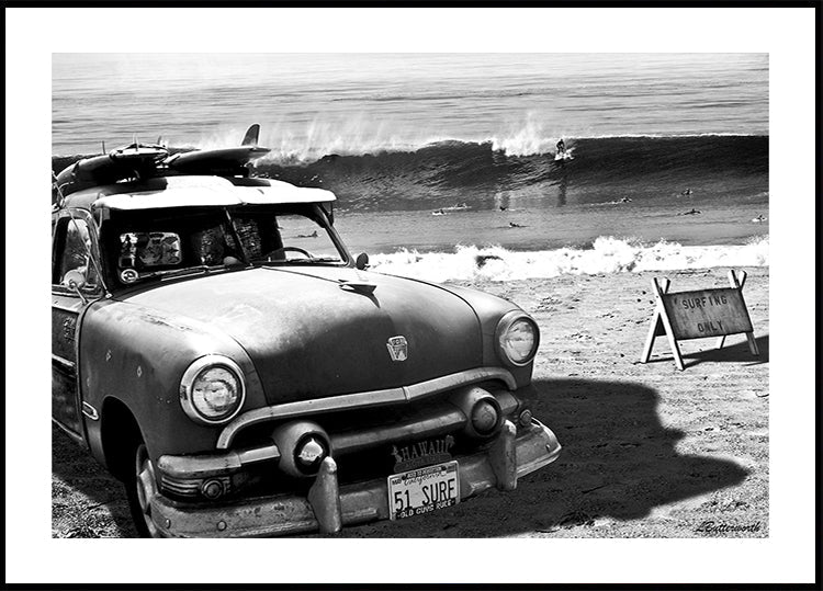 Vintage Ford Woody Poster