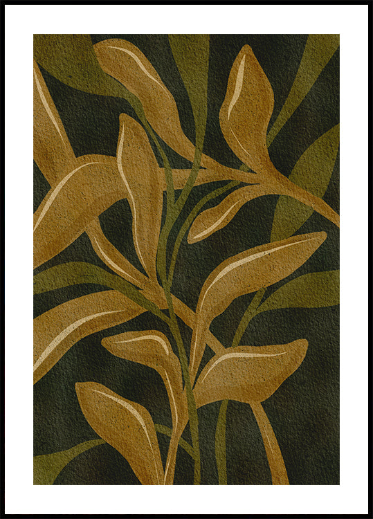 Earthen Foliage Poster