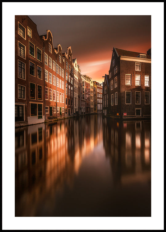 Amsterdam Evening Poster