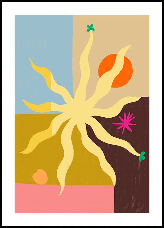 Sun, Fruit and Flower