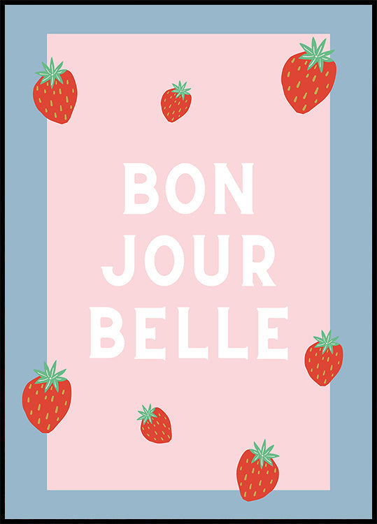 Bon Jour Belle Poster