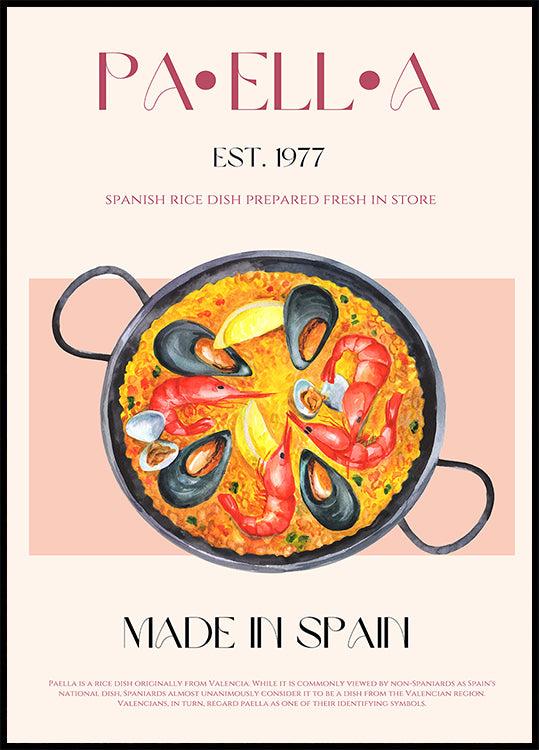 Paella Delight Poster