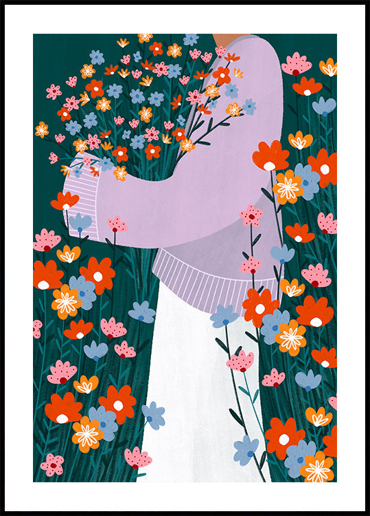 Wildflower Garden Poster