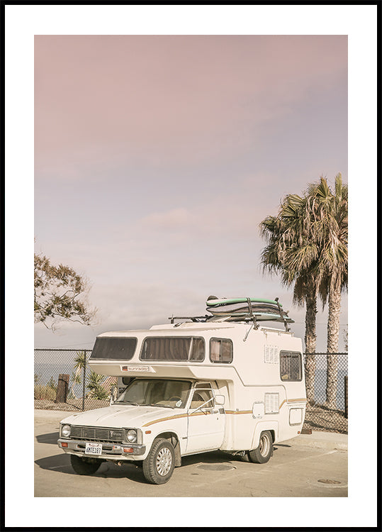 Vintage Camper Parked