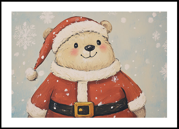 Christmas Bear Poster