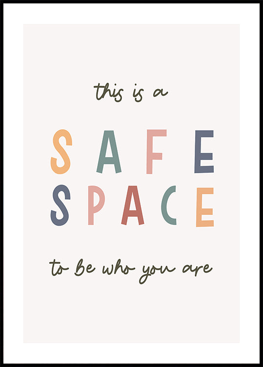 Safe Space Poster