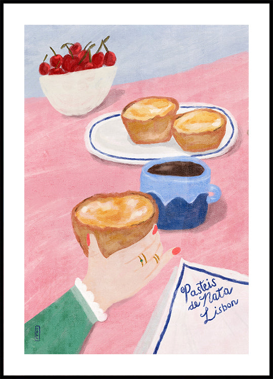 With Love From Lisbon - Food and Travel Art Poster