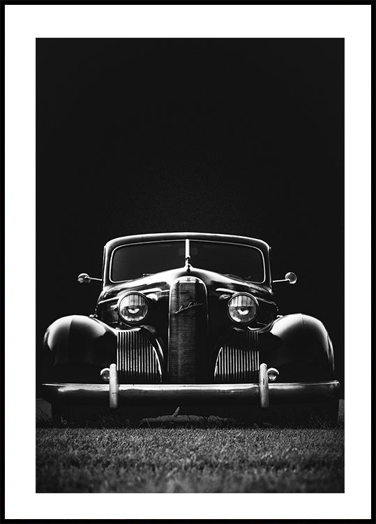 Old Black Car Poster - Posterbox.dk