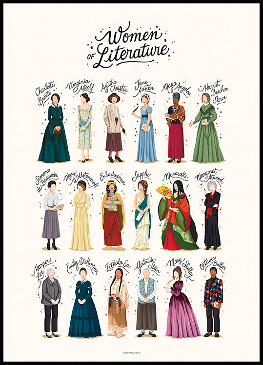 Women of Literature Poster
