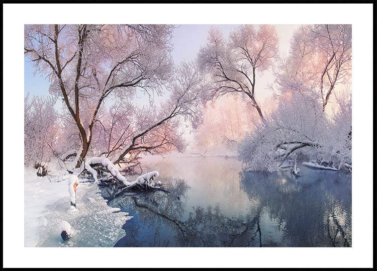 Christmas Lace Poster