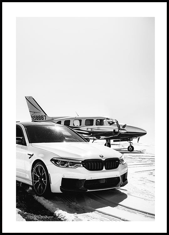 Luxury Life BMW Poster - Posterbox.dk