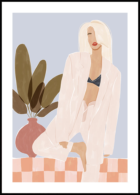 Too Lazy To Yoga Poster