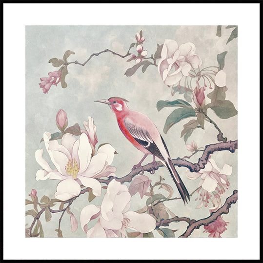 Chinoiserie Bird Spring Vibes 004 Poster