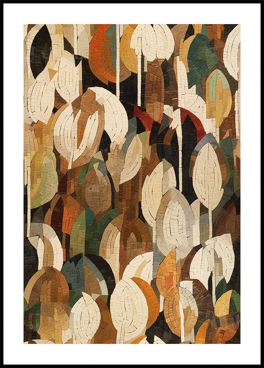 Mosaic Forest Vibrance Poster