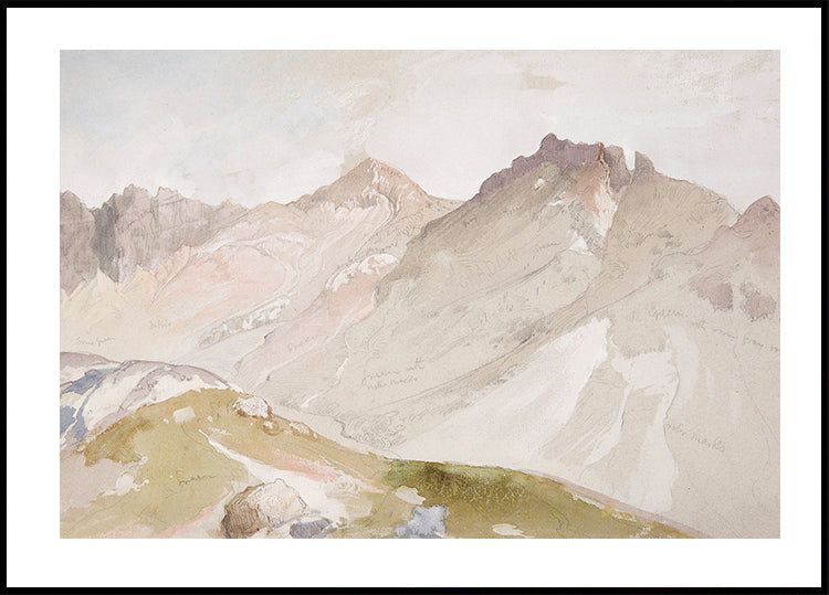 Little Cottonwood Canyon By Thomas Moran Poster - Posterbox.dk