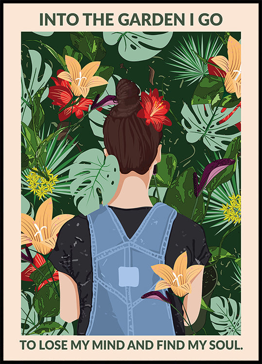 Into the Garden Standard Wall Art Poster