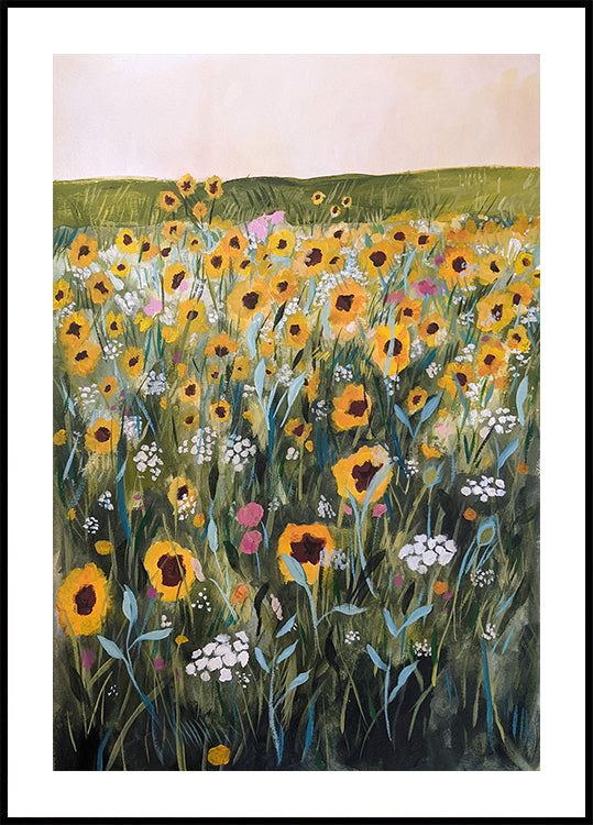 Flower Field Poster