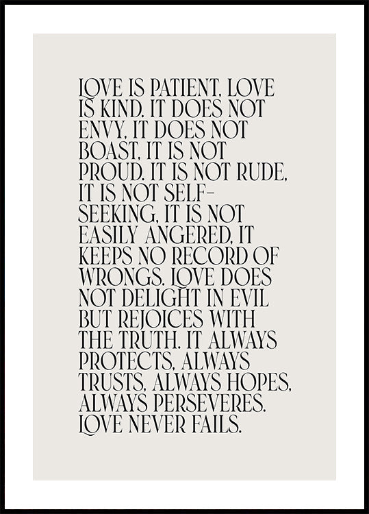 Love Is Poster