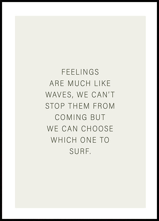 Feelings Poster - Posterbox.no