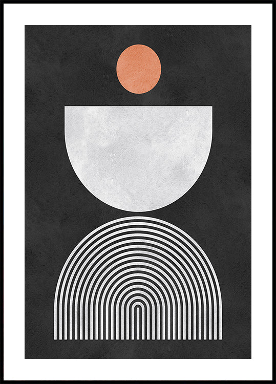 Lines and circles 10 Poster