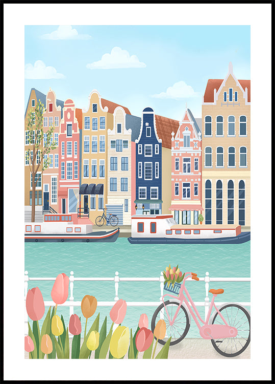 Amsterdam City Poster
