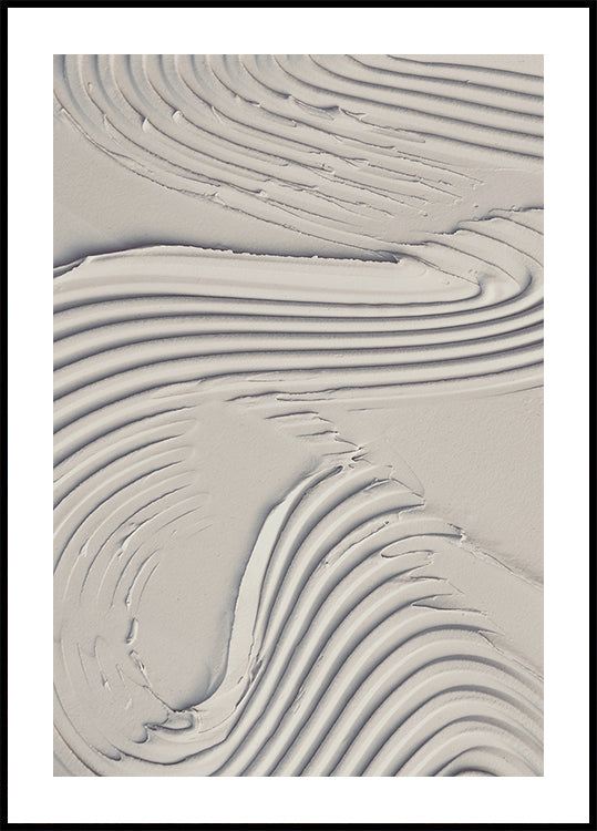 Mud Texture 14 Beige Poster