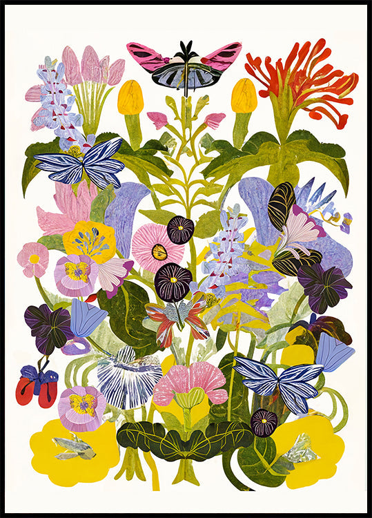 Abstract Autumn Floral