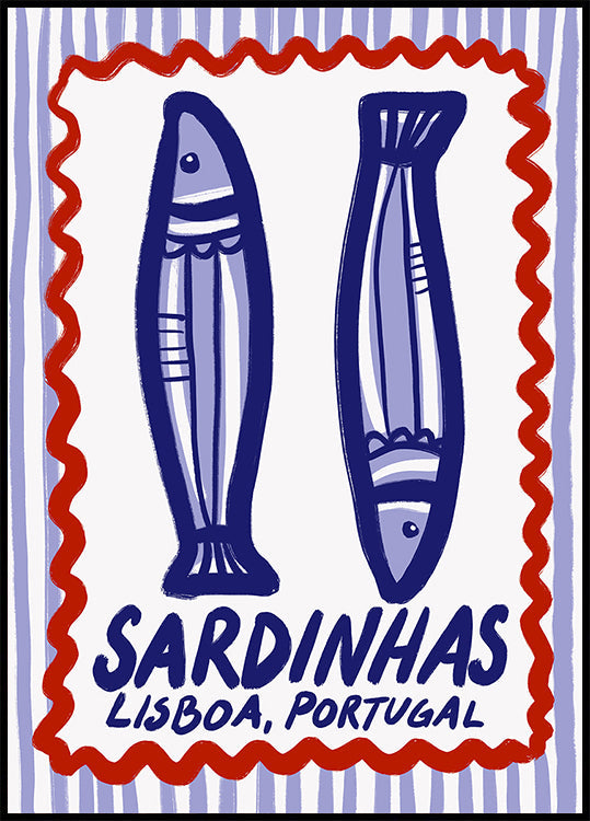 Lisbon Sardines Delight Poster