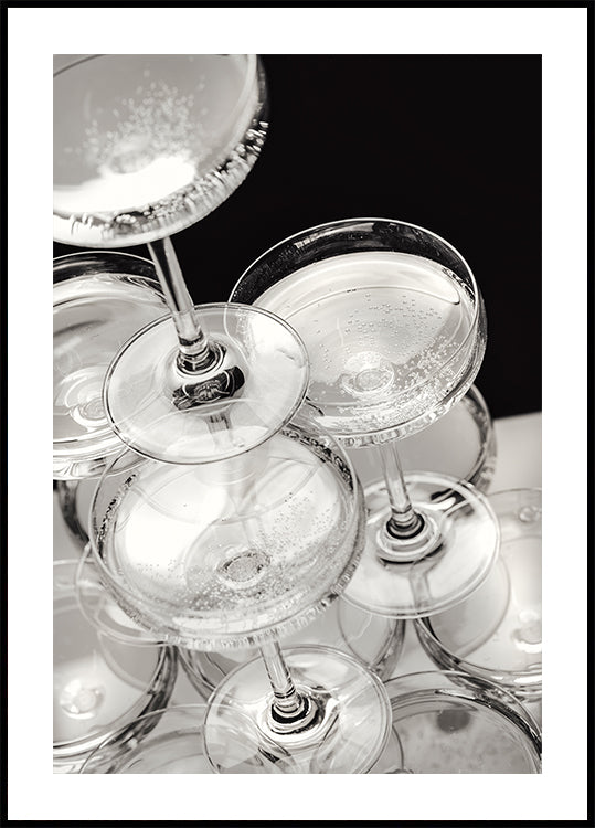 Champagne tower_5 Poster