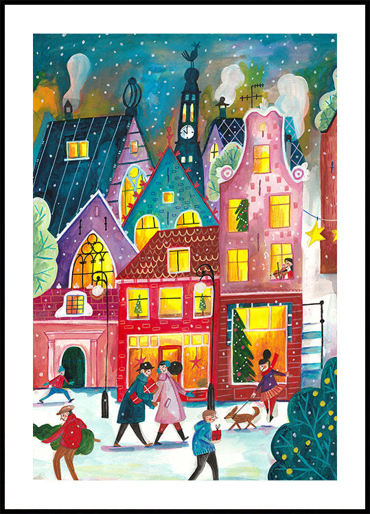Christmas in Amsterdam Poster