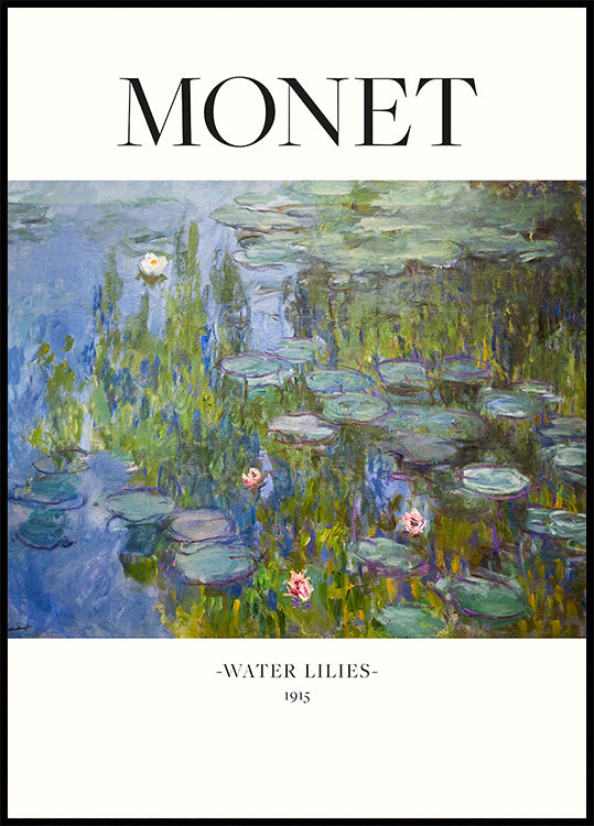 Water Lilies 1915 Poster