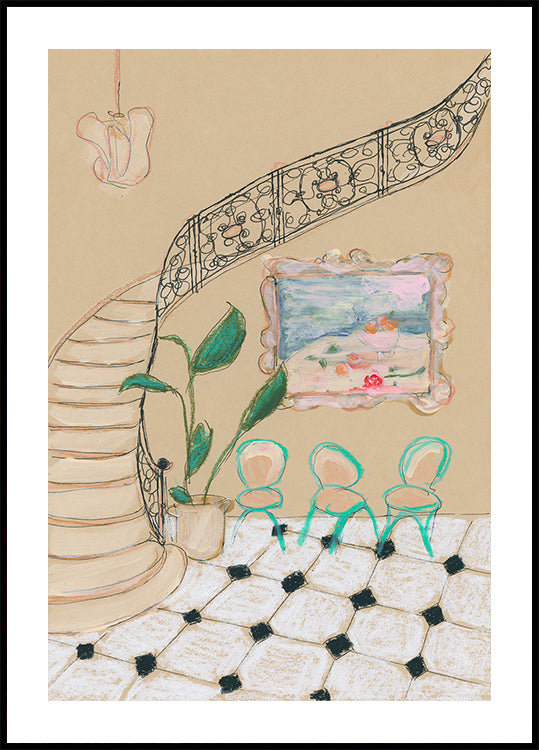 Museum Day In Paris Poster