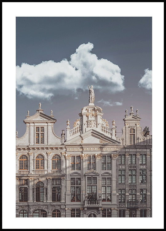 Buildings in Brussels Poster - Posterbox.dk
