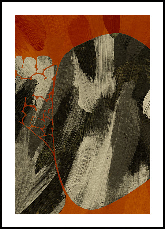 Earthy Abstract Flow Poster