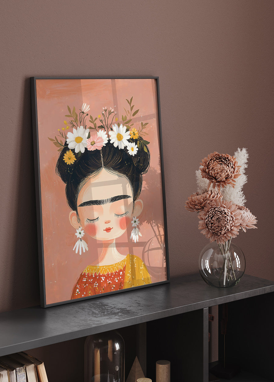 Frida Kahlo Artistic Painting Poster - Posterbox.dk