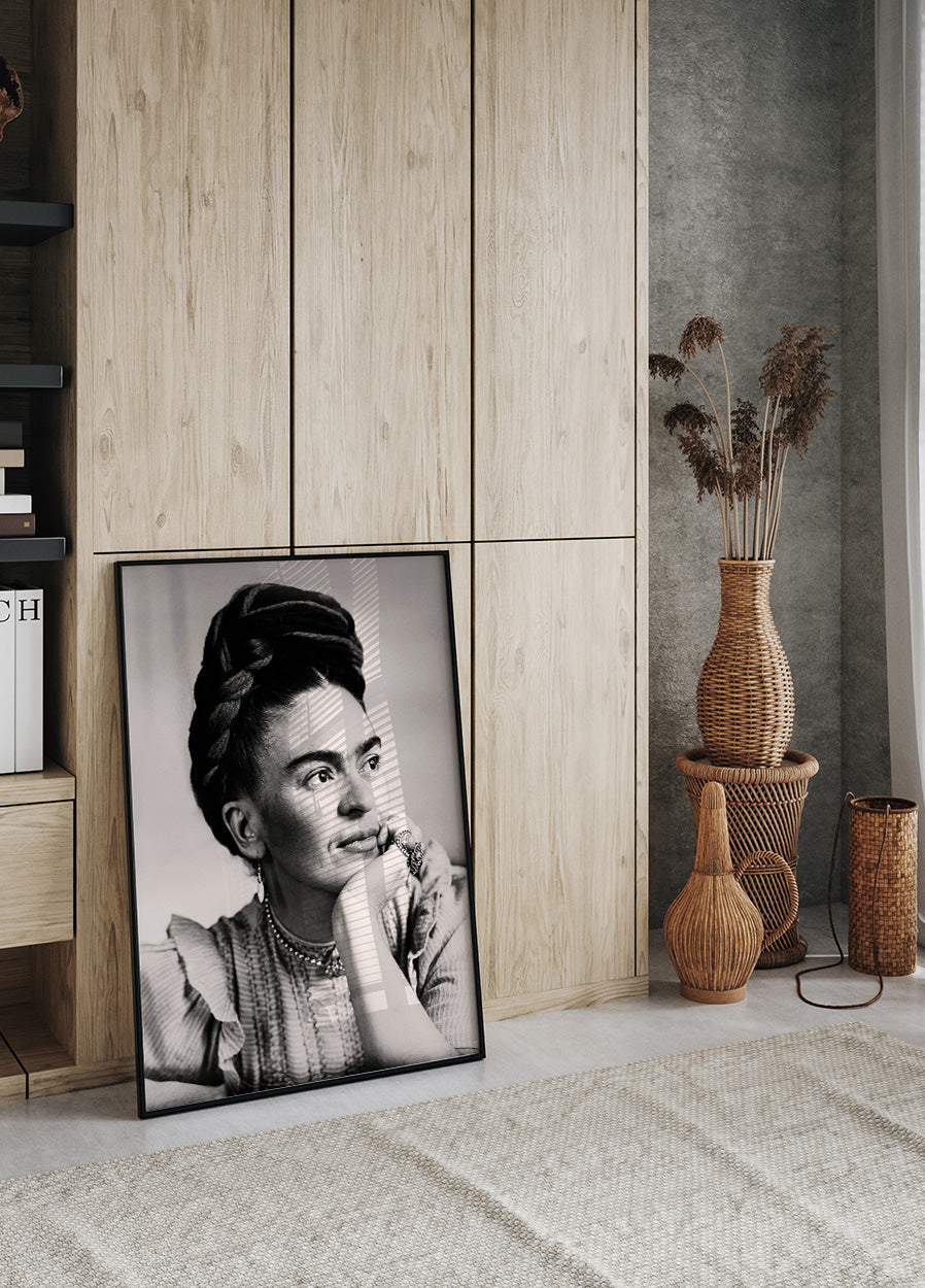 Frida Kahlo Portrait No. 3 Poster - Posterbox.dk