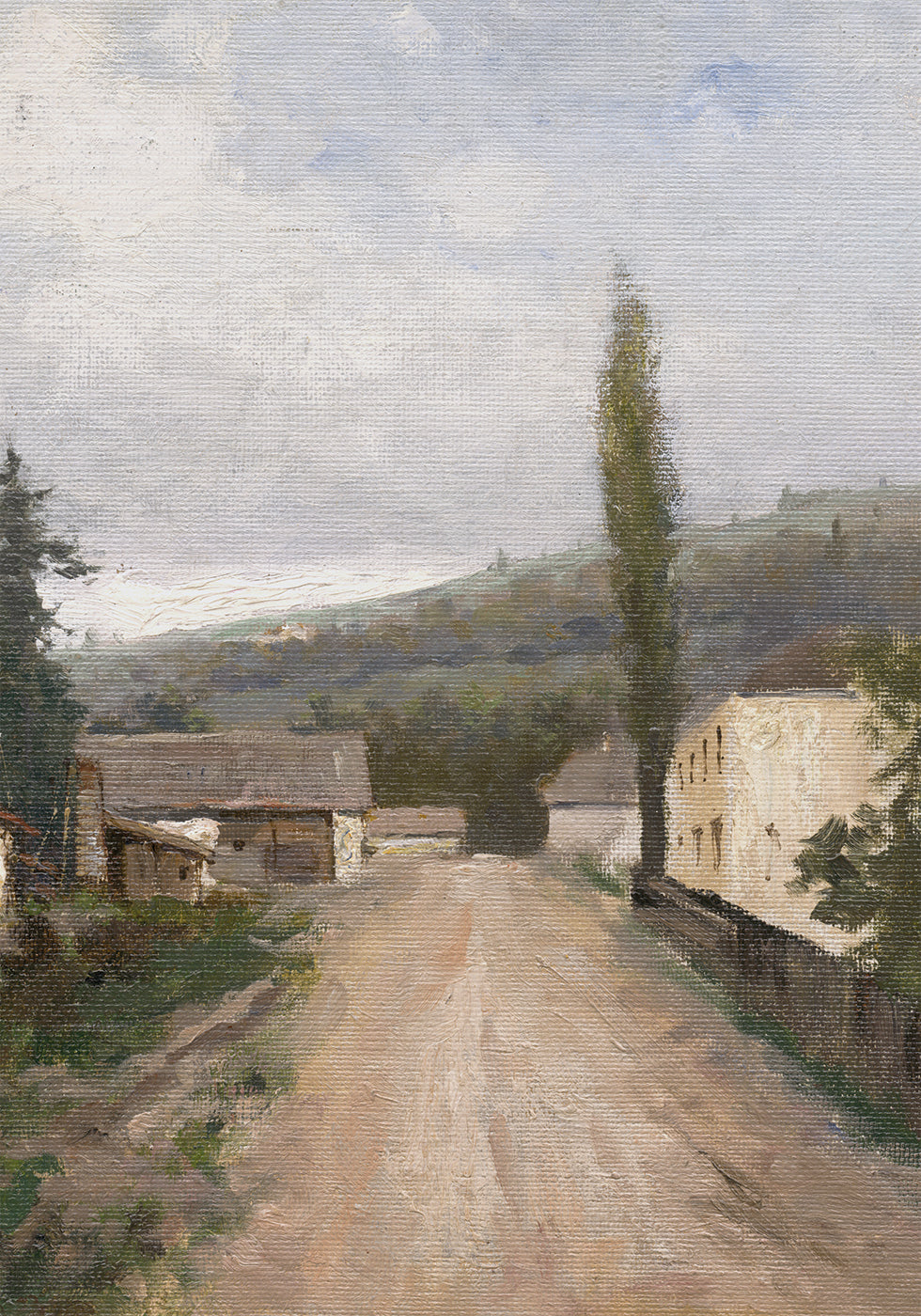 From The West Slovak Village By Felicián Moczik Poster - Posterbox.dk