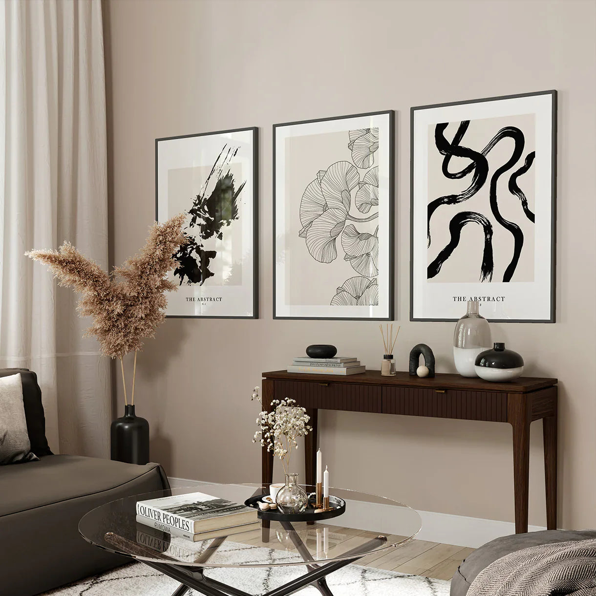 Abstract Posters - Set of 3 - Posterbox.dk