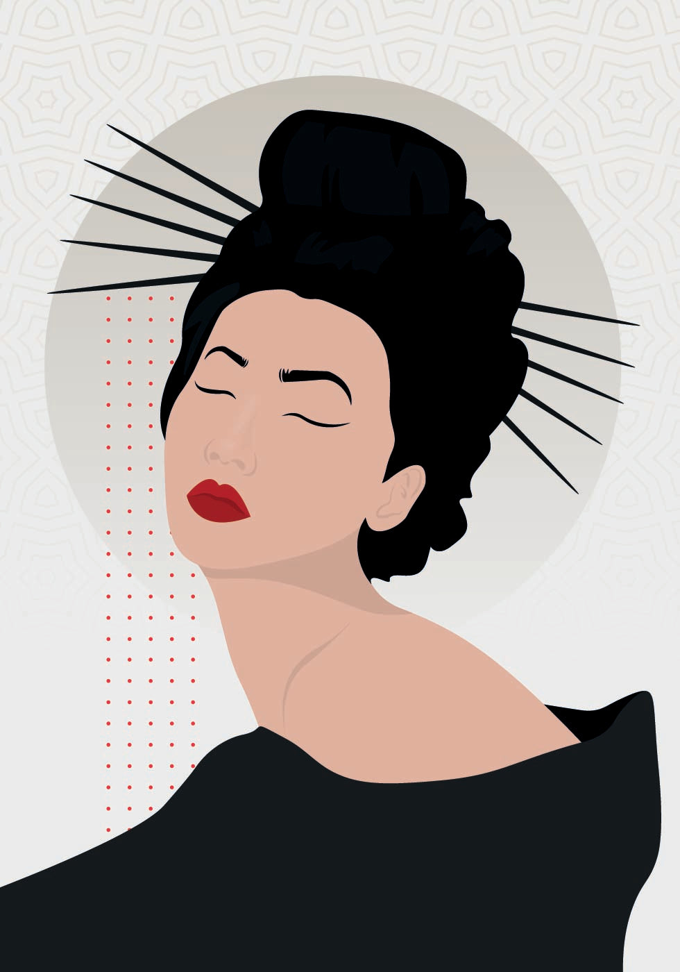 Graceful Geisha Poster