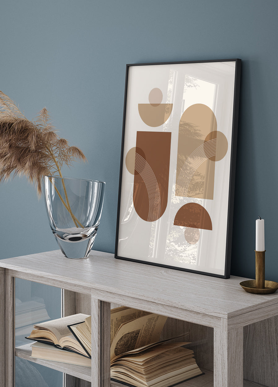 Geometric Shapes No. 2 Poster - Posterbox.dk