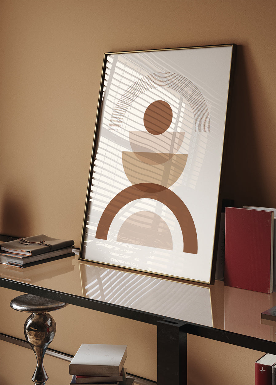 Geometric Shapes No. 3 Poster - Posterbox.dk