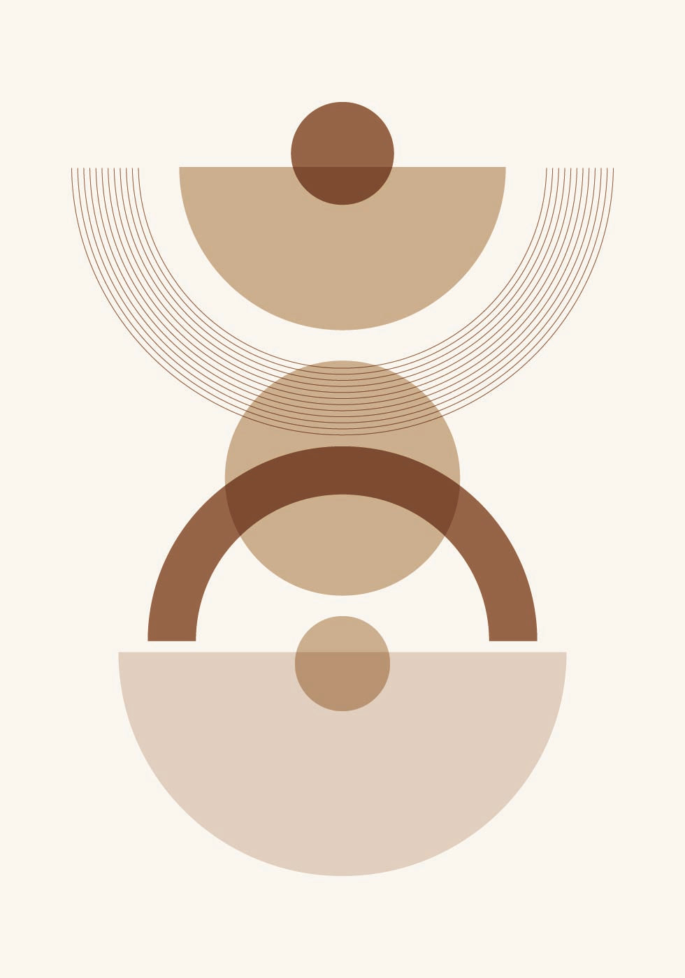 Geometric Shapes No. 1 Poster - Posterbox.dk