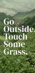 Go Outside Touch Some Grass Poster - Posterbox.dk